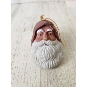Midwest importers Santa ceramic ornament vintage Xmas tree